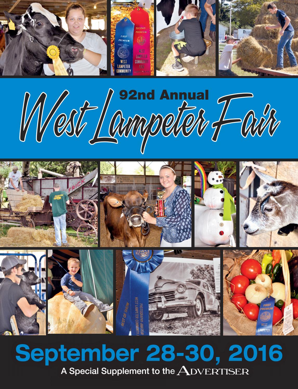 West Lampeter Fair 2016 by Engle Printing & Publishing Co., Inc Issuu