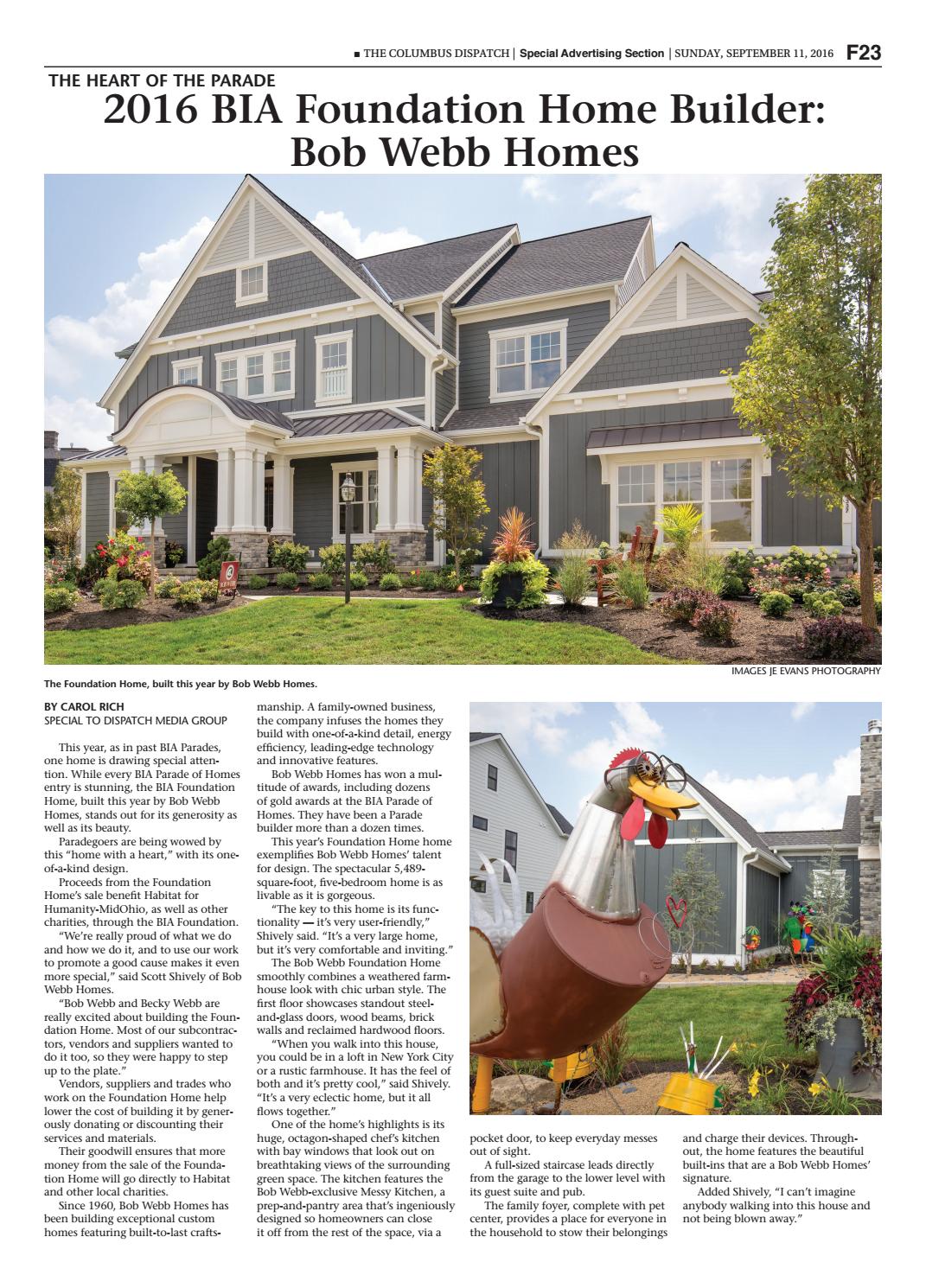 BIA Parade of Homes 2016 by The Columbus Dispatch Issuu