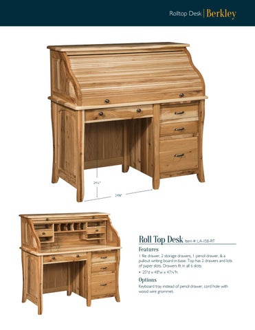2016 LAMB Woodworking 书桌 目录 / 办公 书桌 / E & G Amish Furniture 第 10 页