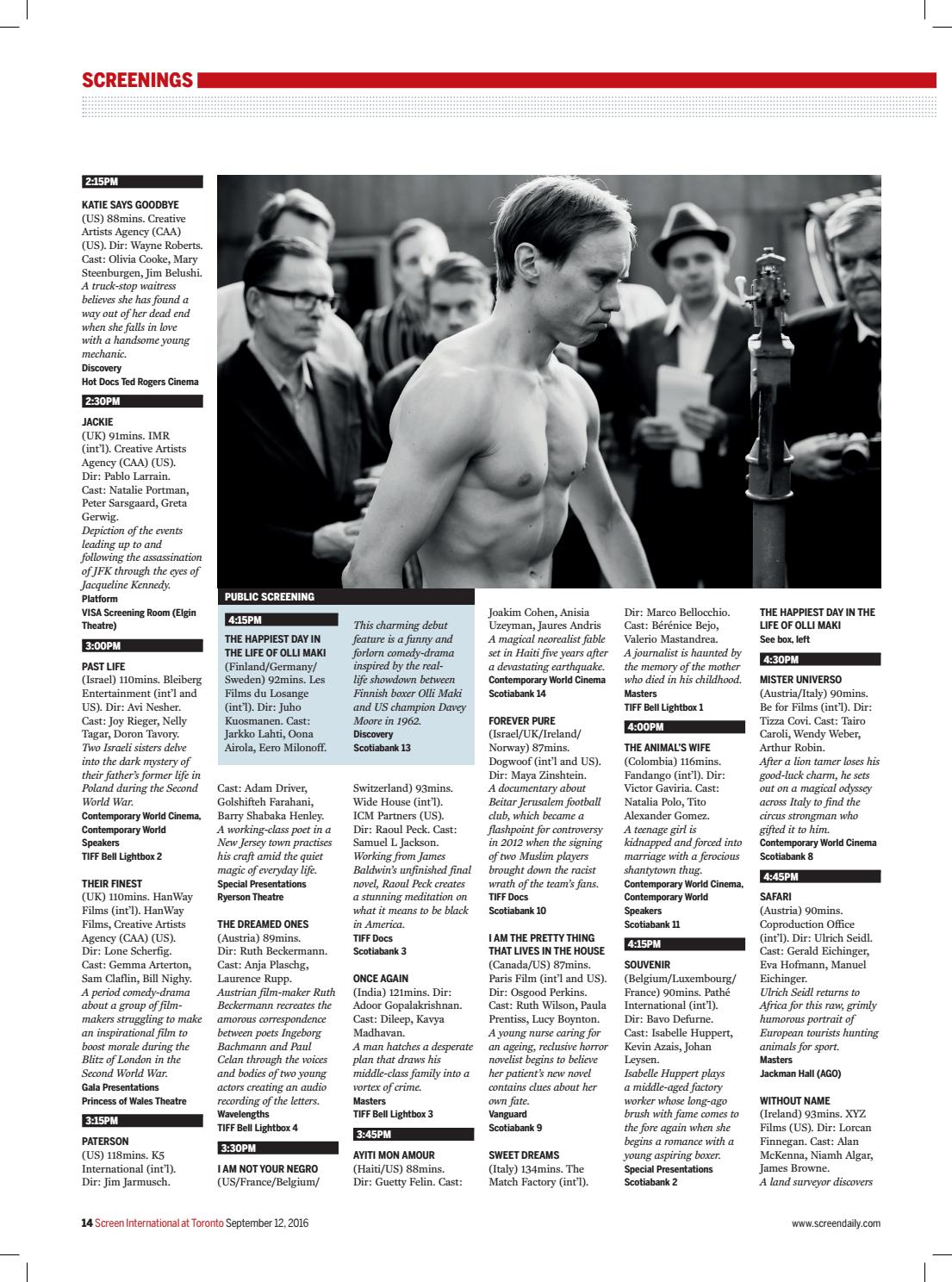 Screen International TIFF 2016 Day 5 by Media Business Insight Issuu