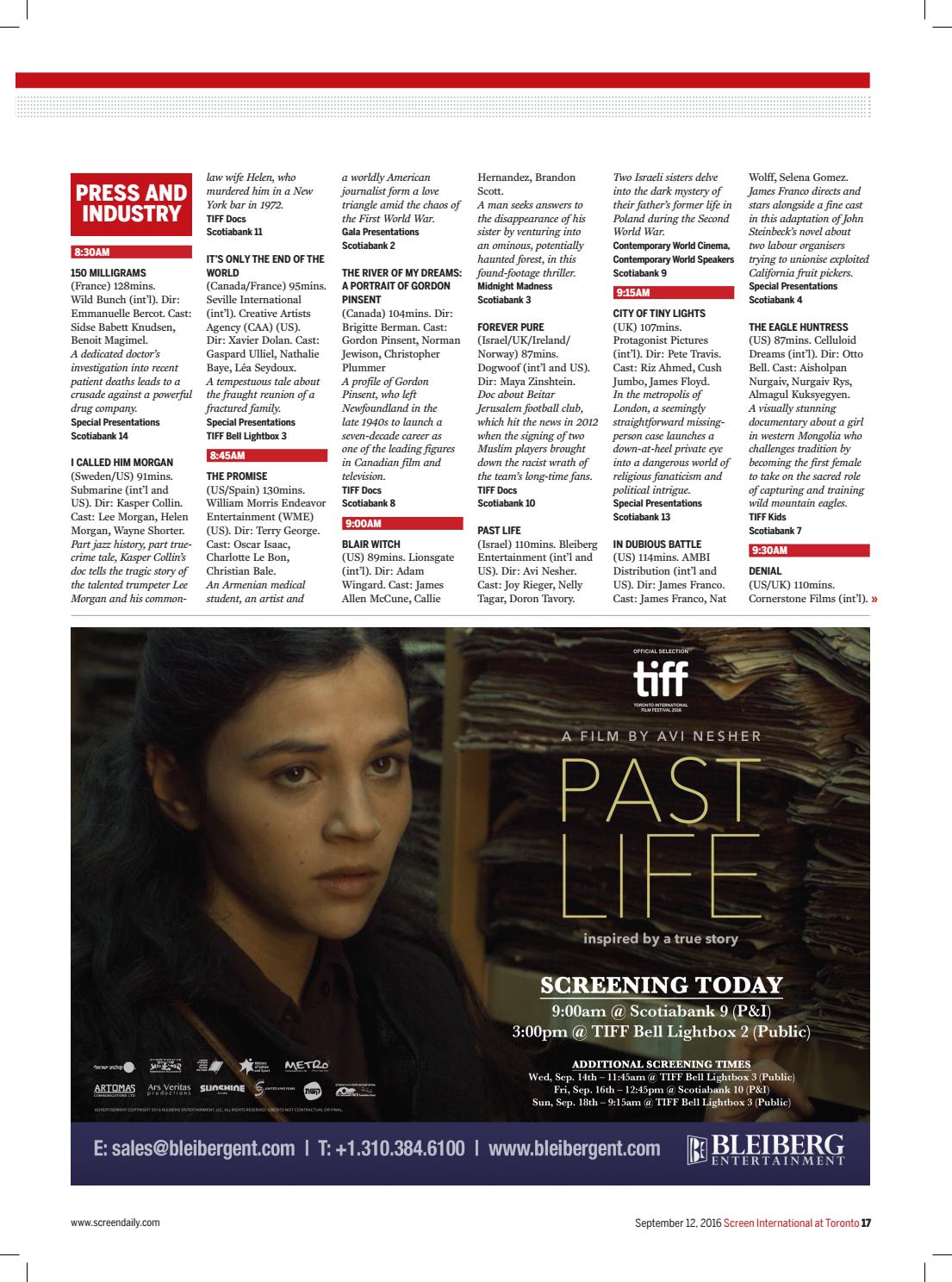 Screen International TIFF 2016 Day 5 by Media Business Insight Issuu
