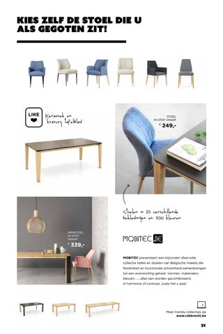 Folders 家具目录 · Meubelen Robbrecht - Catalogus herfst 2016 第 21 页