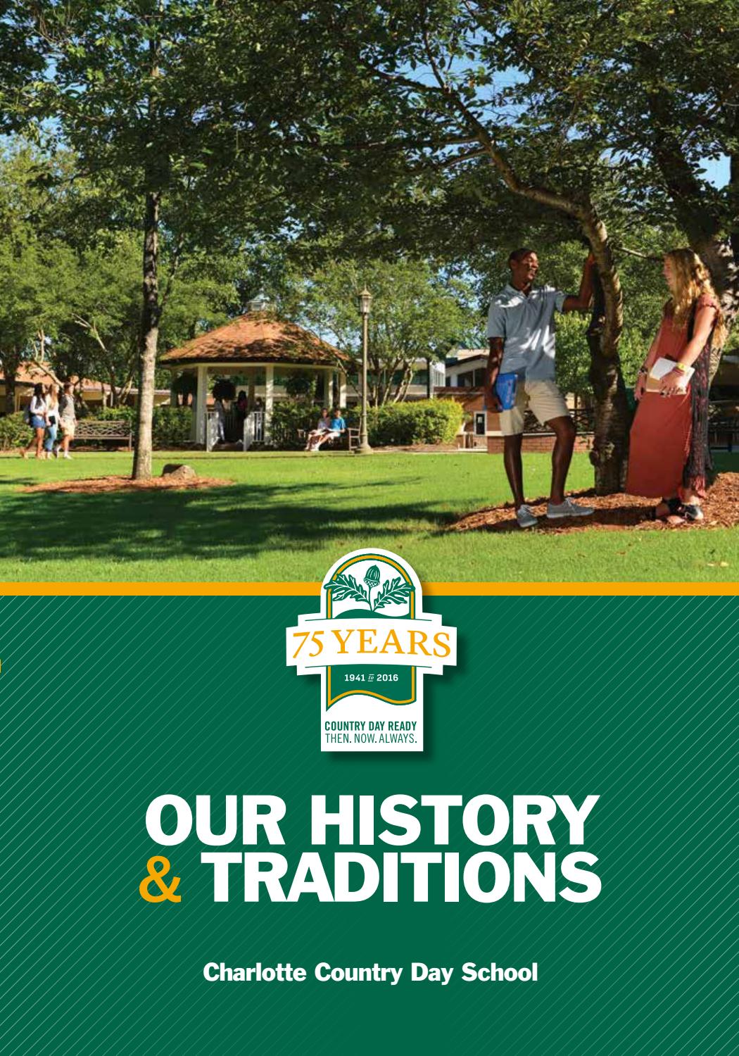 Our History Traditions By Charlotte Country Day School Issuu