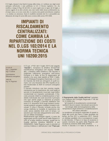 Impianti di riscaldamento centralizzati: come cambia la ... Orario riscaldamento centralizzato roma