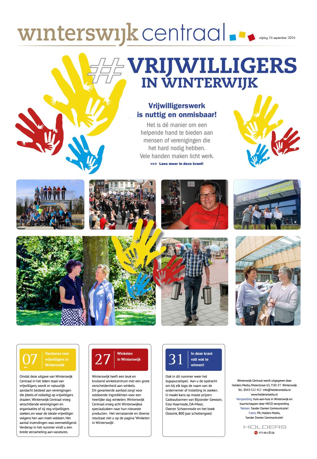 Winterswijk centraal september 2016 by Holders Media Issuu