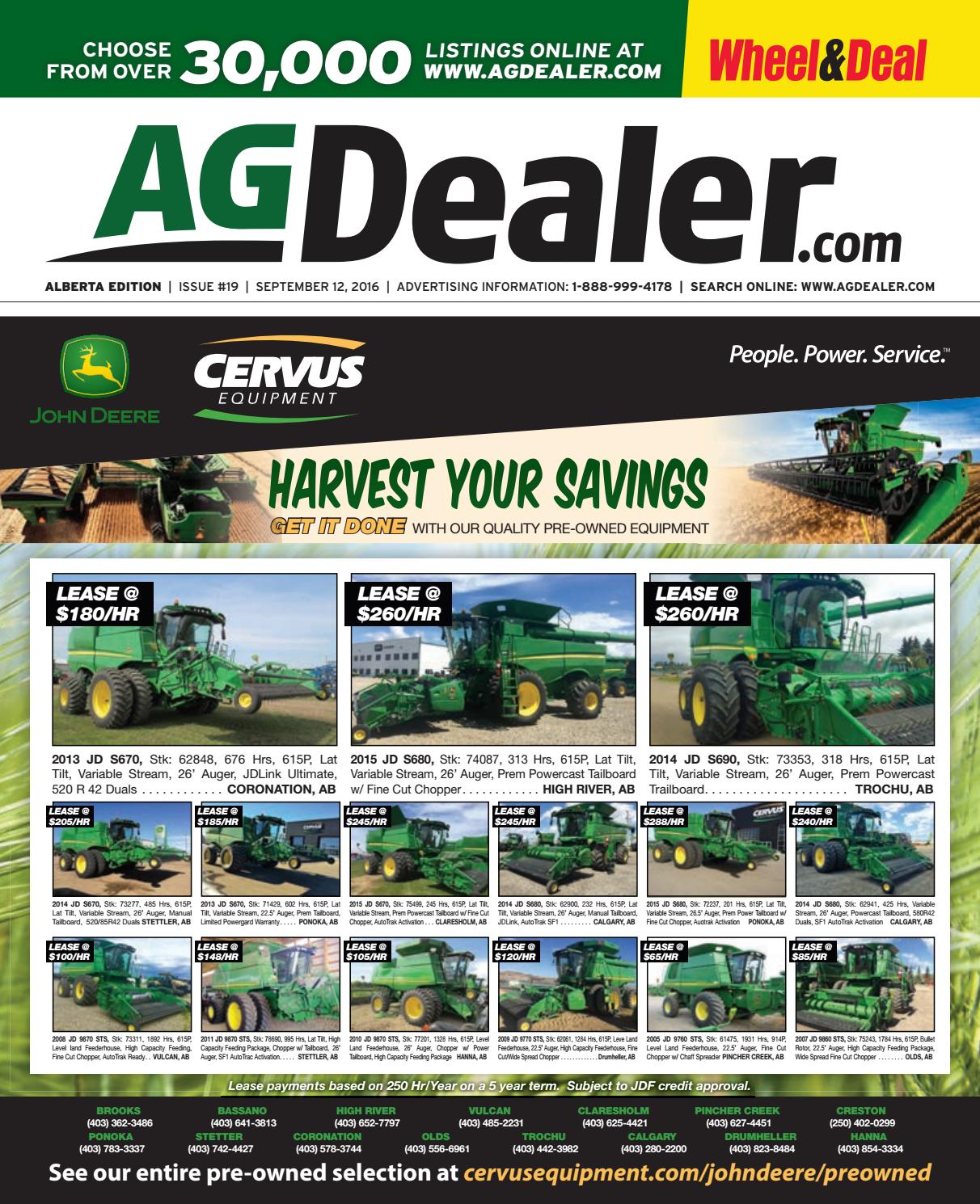 Wheel &amp; Deal Alberta, Sep 12, 2016 by Farm Business Communications -  issuu