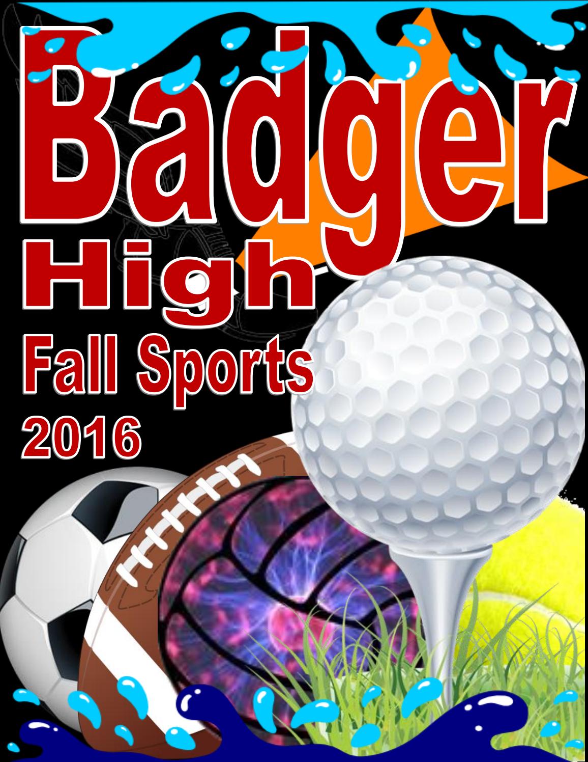 Badger High School Fall 201617 Sports Guide by Lake Geneva Schools Issuu