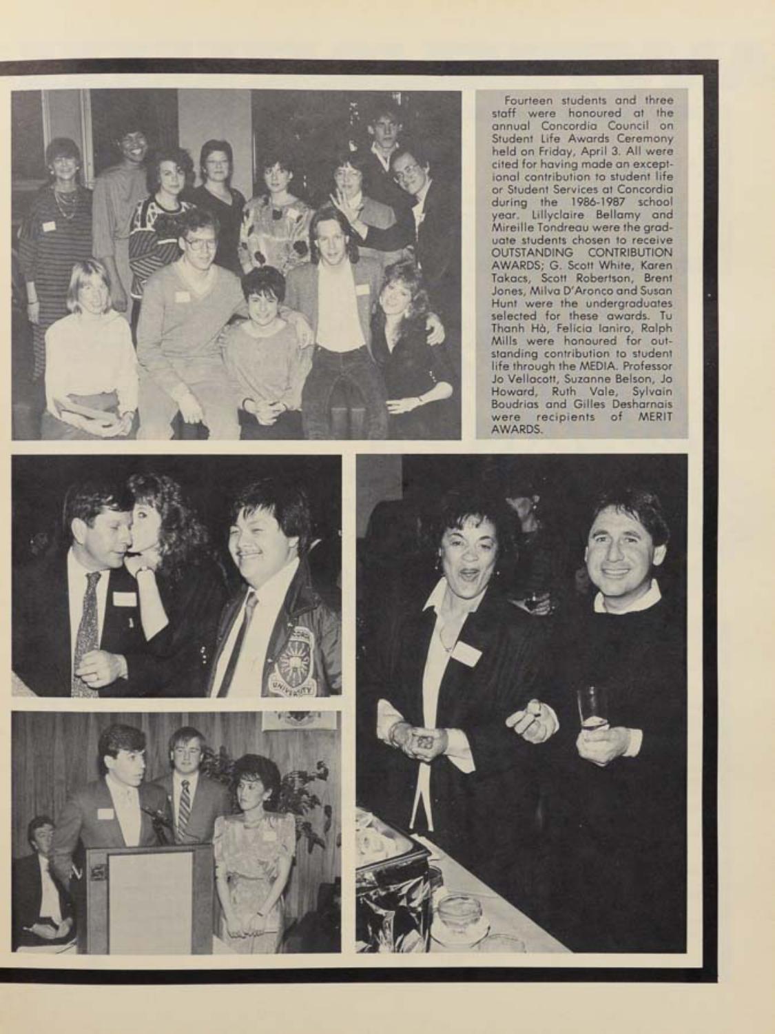 Concordia University Yearbook, 1987 by Concordia University, Alumni Relations Issuu