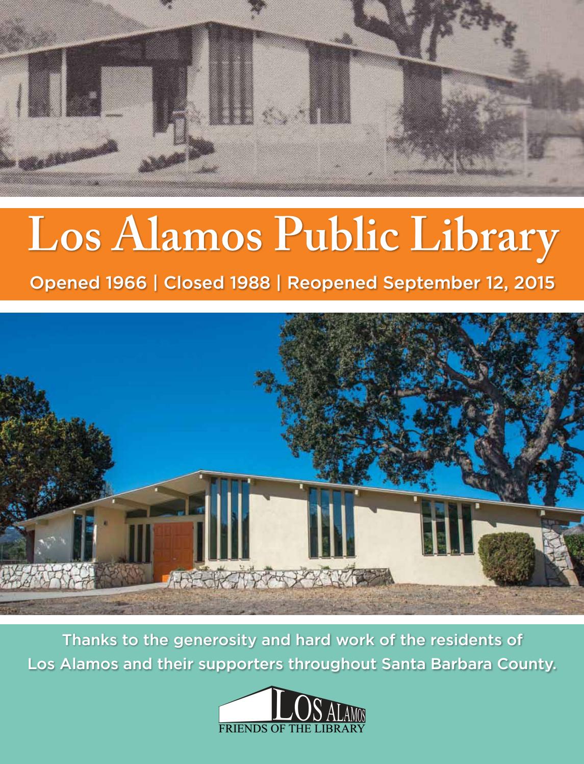 2015 Los Alamos Public Library, SBI Insert by Alex Melton Issuu