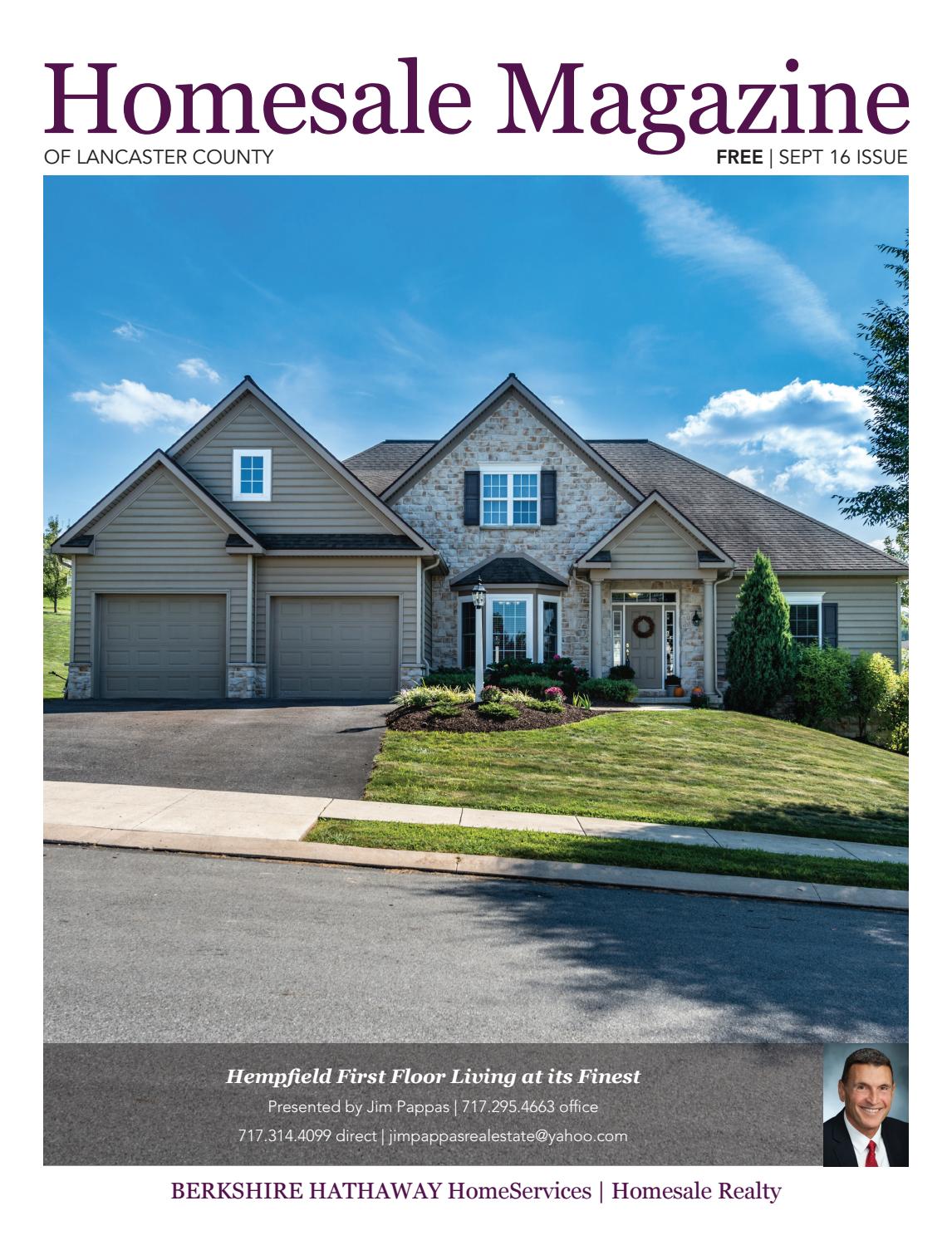 Lancaster County Homesale Magazine September 16 Issue by Homesale