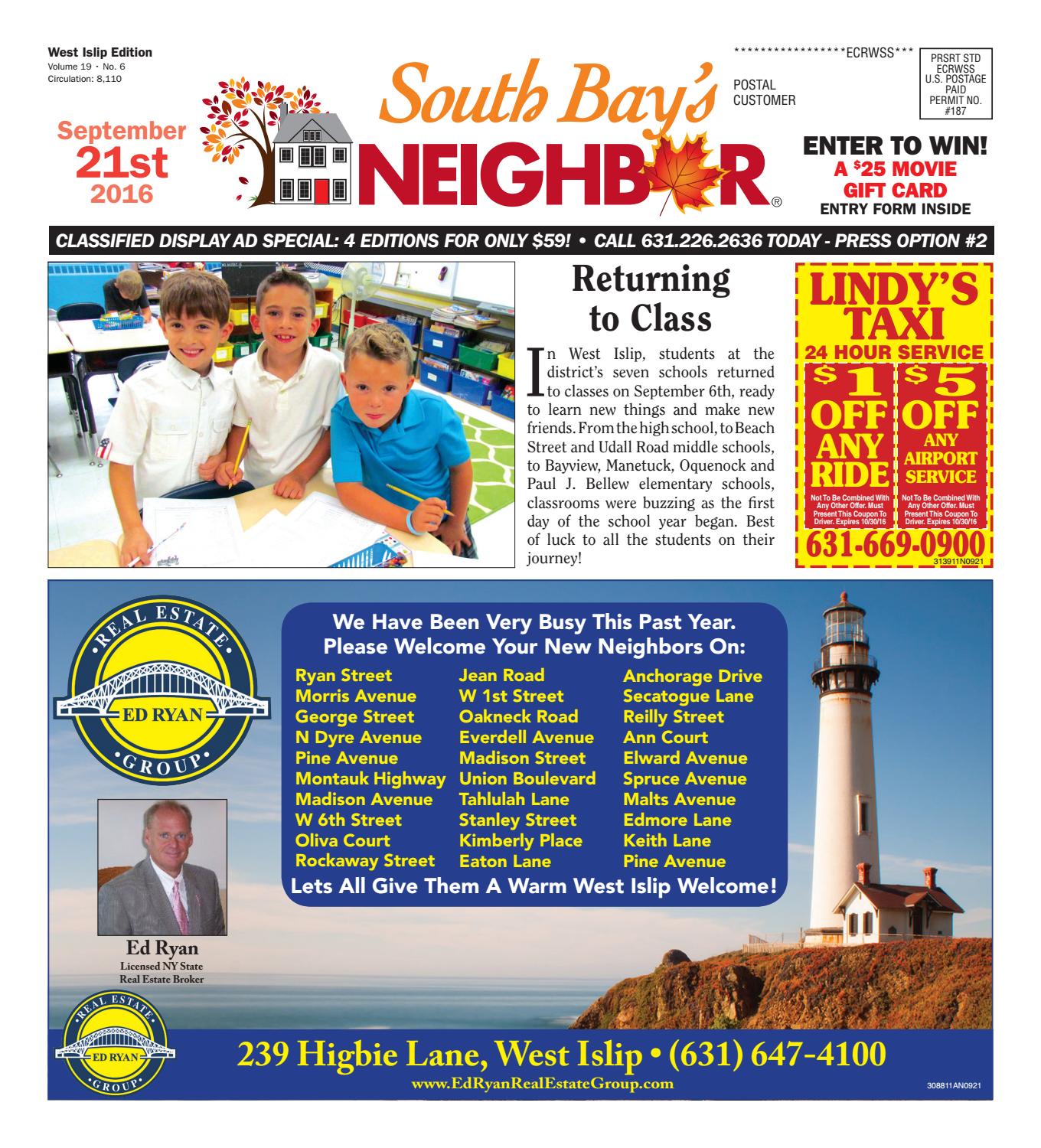 September 21, 2016 West Islip by Long Island Media Group Issuu