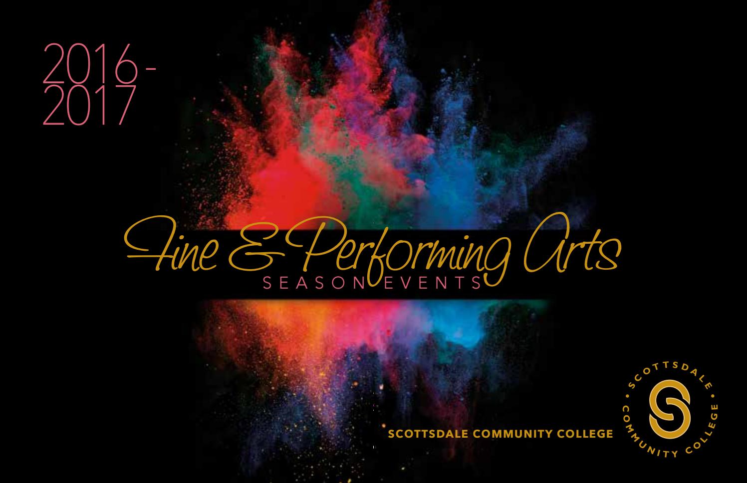 Scottsdale Community College Fine & Performing Arts 20162017 by