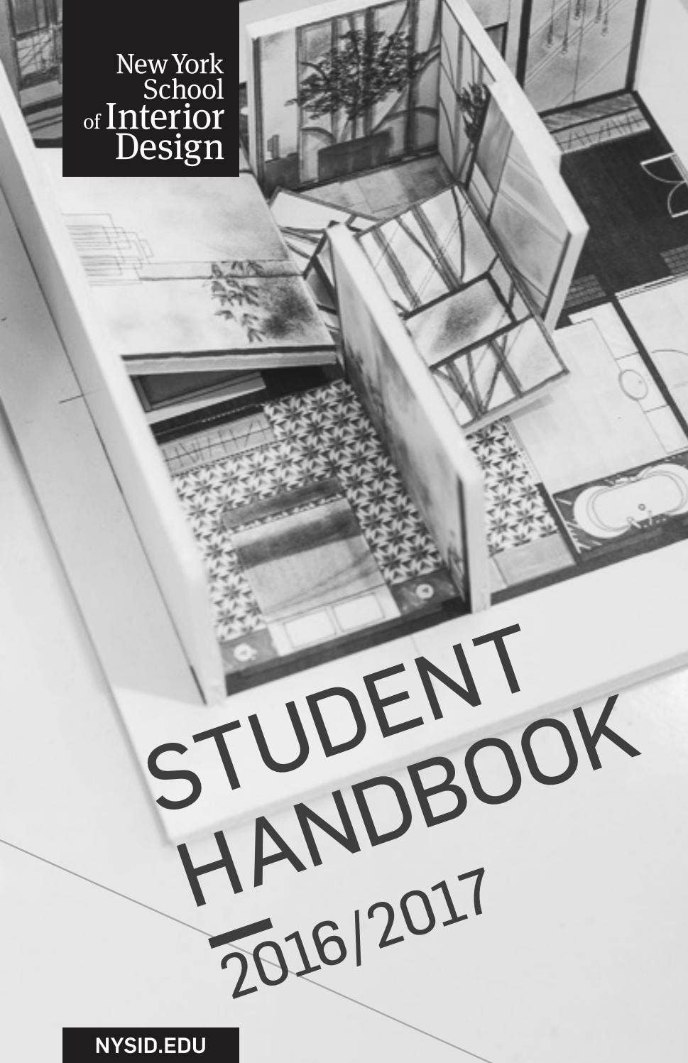 NYSID Student Handbook 2016/2017 by New York School of Interior Design