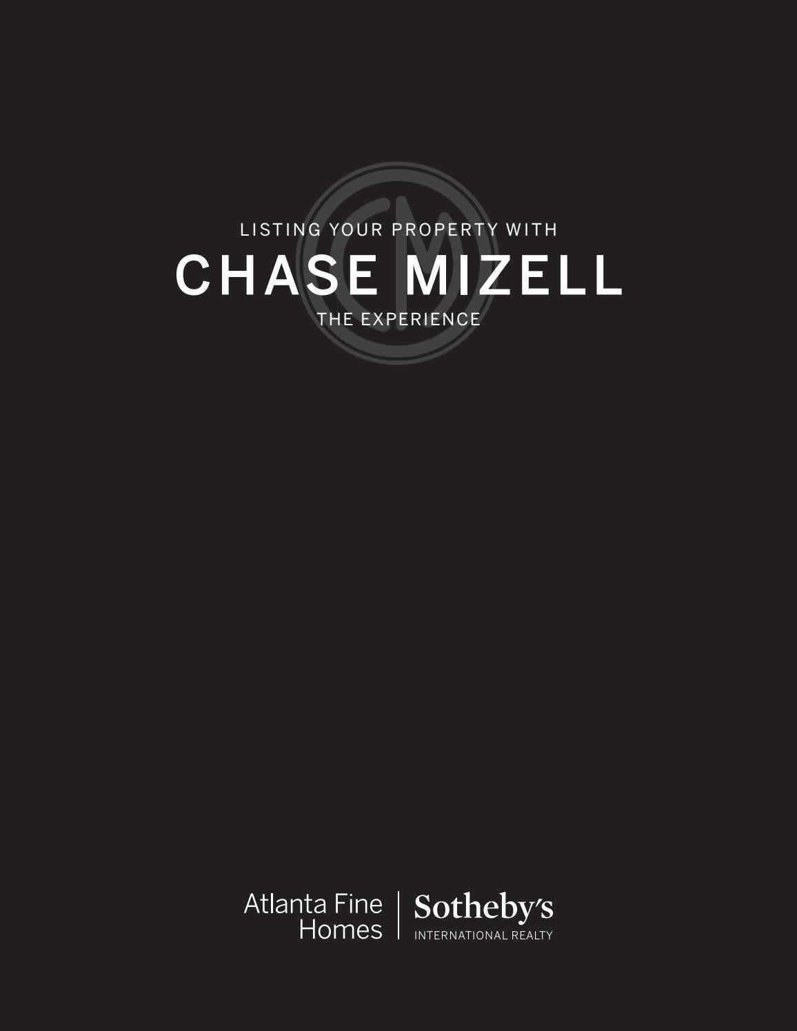 Chase Mizell Listing Presentation 2016 by Atlanta Fine Homes Sotheby