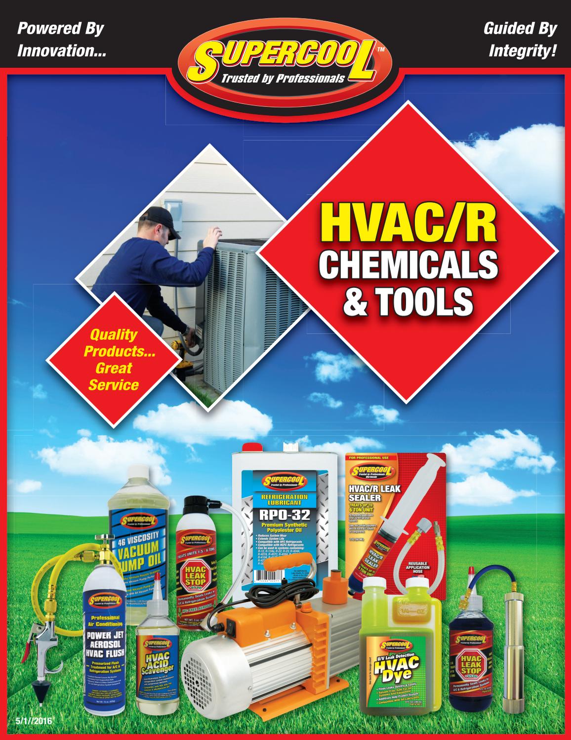Supercool HVAC/R Chemicals and Tools Catalog by TSI Supercool Issuu