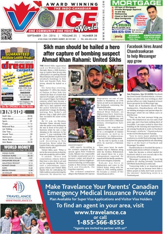 indo canadian voice world sept 24 2016 by indo canadian voice liquidation world surrey flyer