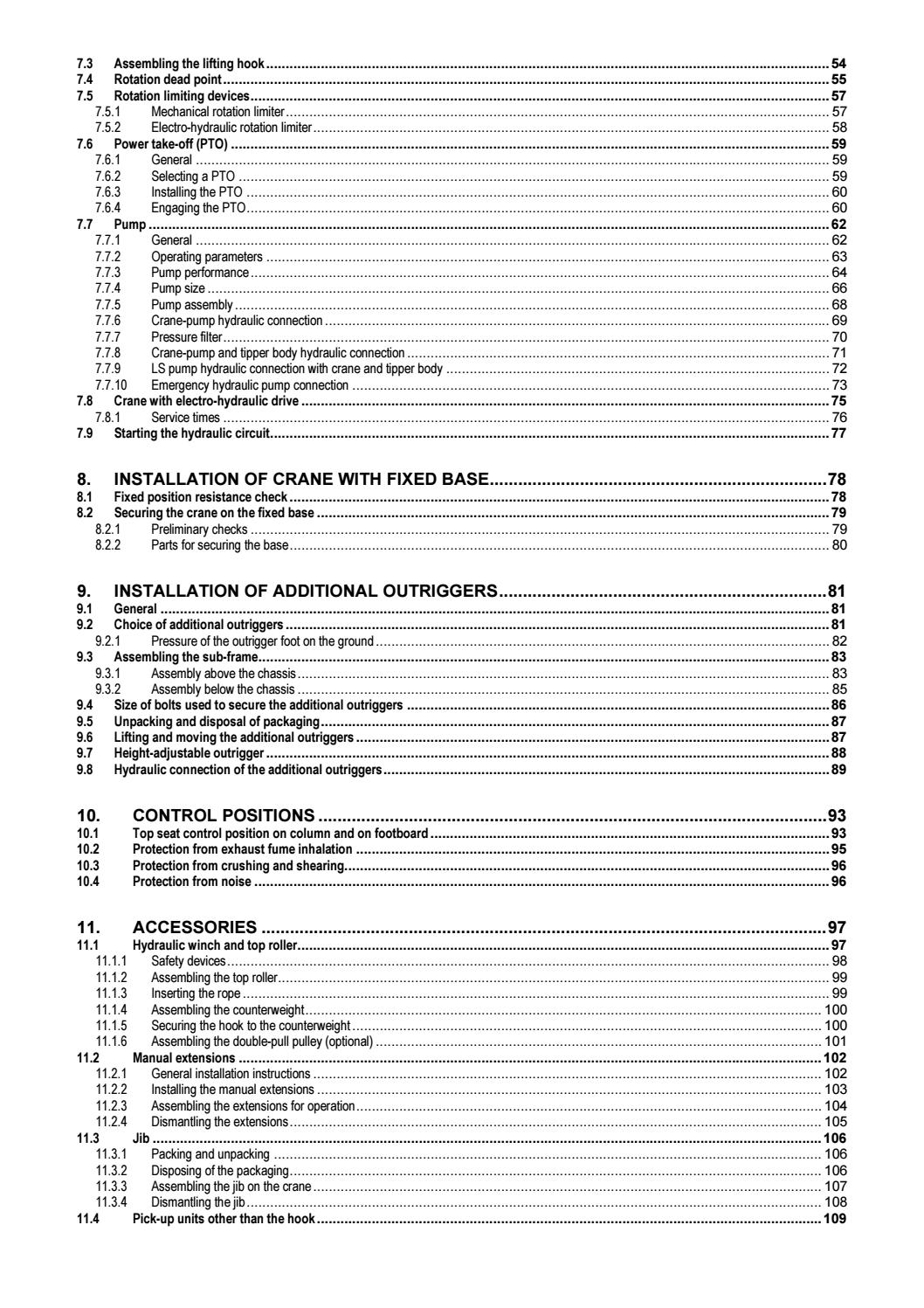 TRUCK CRANE INSTALLATION MANUAL by Ahmadfikry Work Issuu
