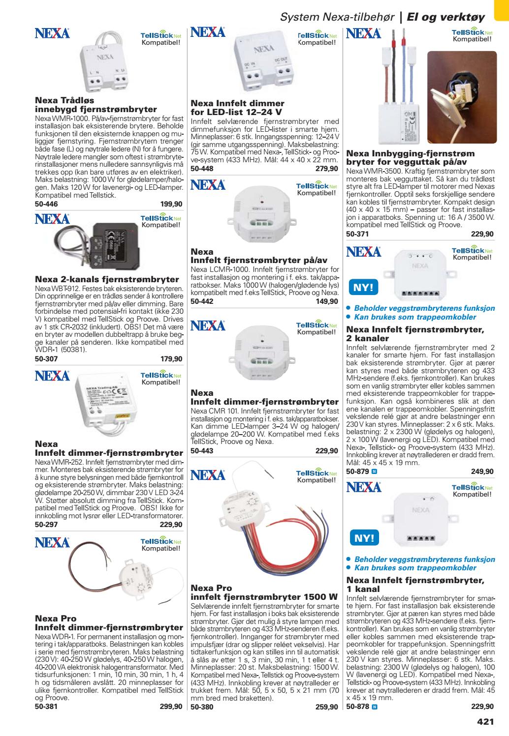 Kjell & Company Katalog 44 Norge - Kapitel 4: El og ...