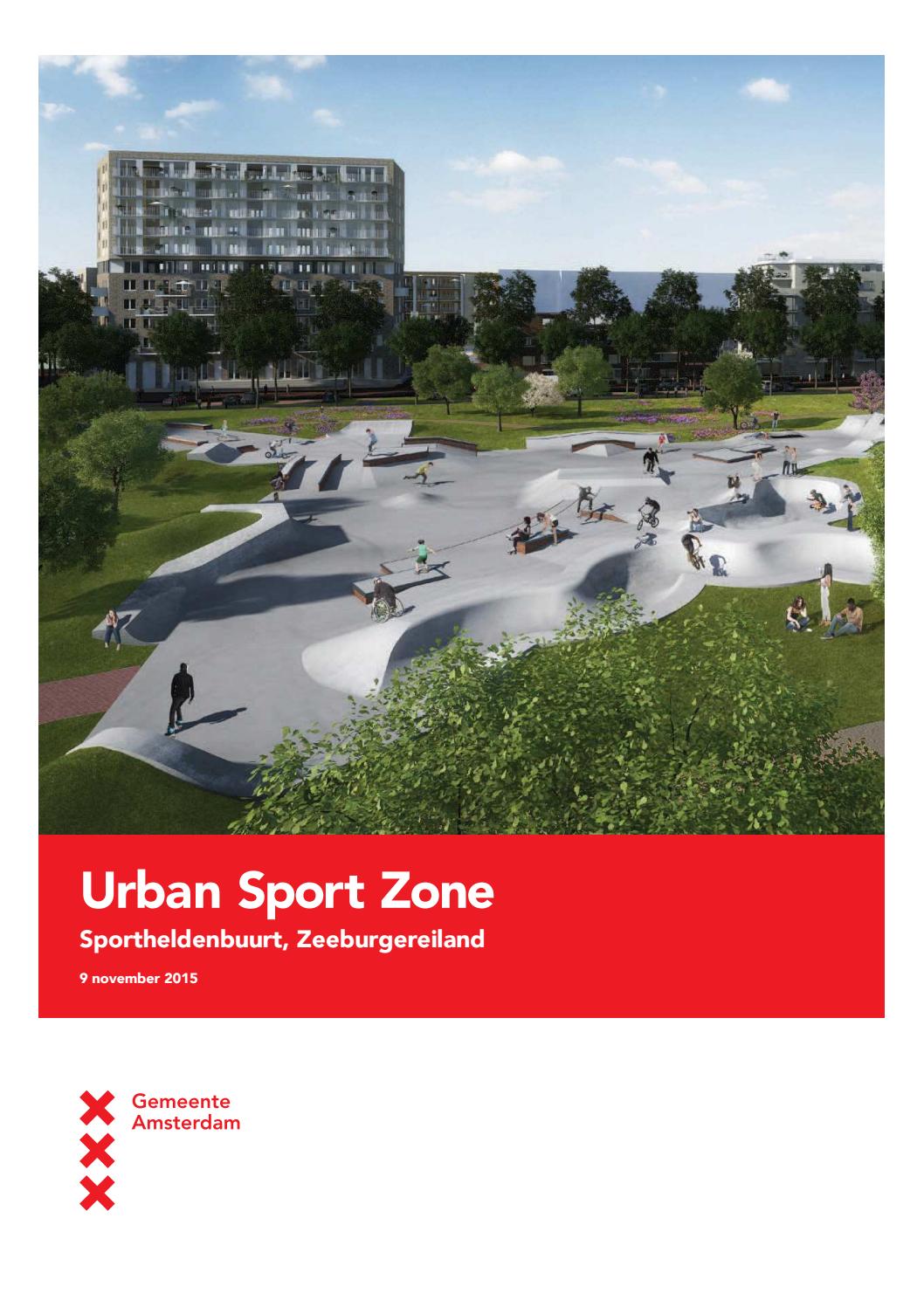 Informatiebrochure urban sport zone by Synchroon Issuu