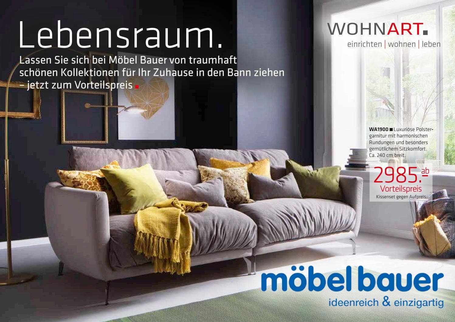 Möbel Bauer WOHNART Katalog 2016 by M7 Markenpflege Issuu