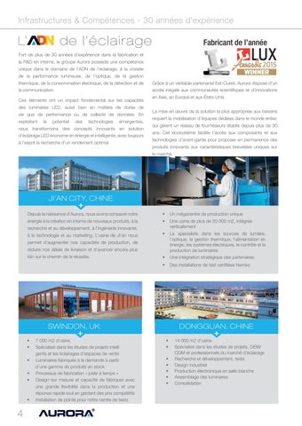 Aurora Lighting 灯饰目录 · 灯饰 2 0 Projects - 法国 第 6 页