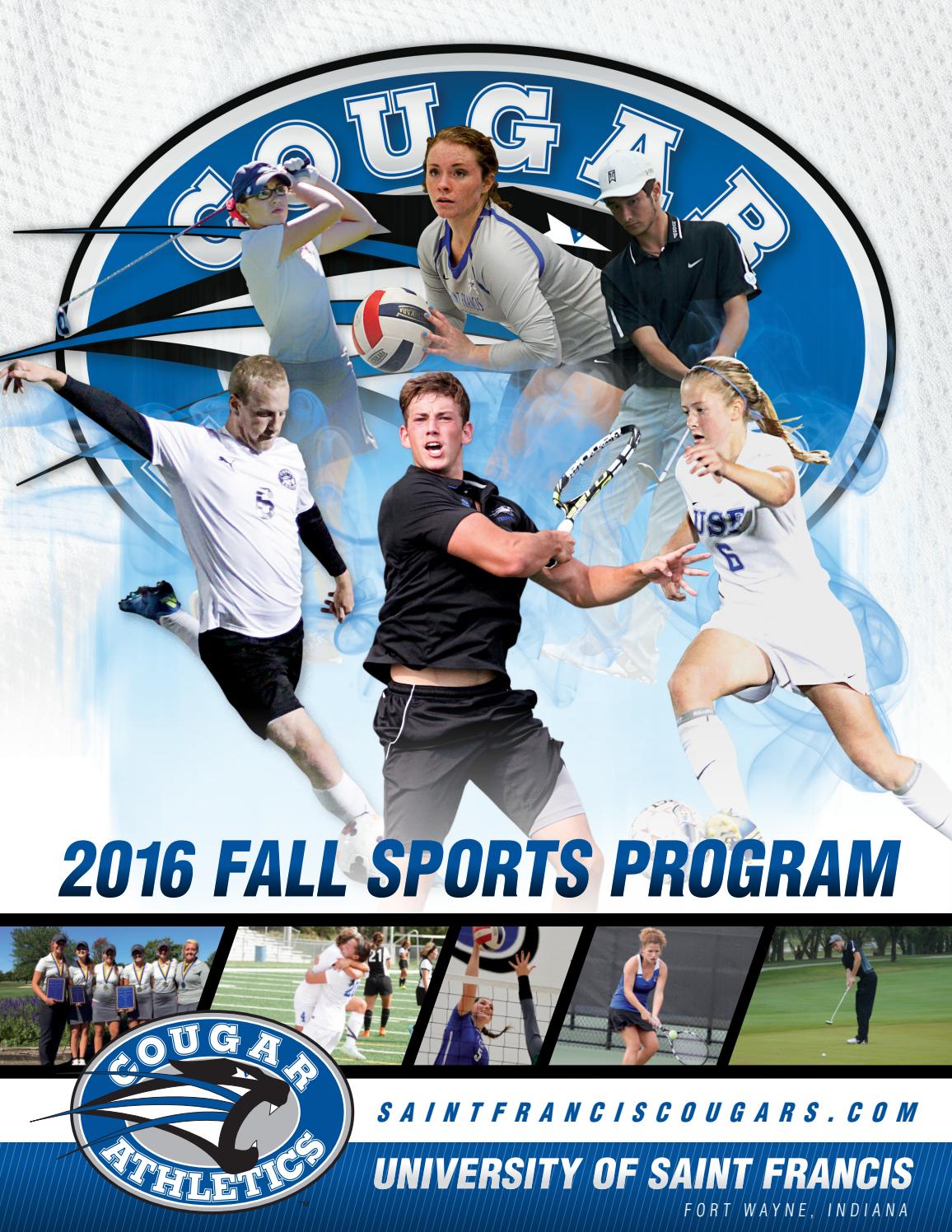 All Sports Guide Fall 2016 by University of Saint Francis Issuu