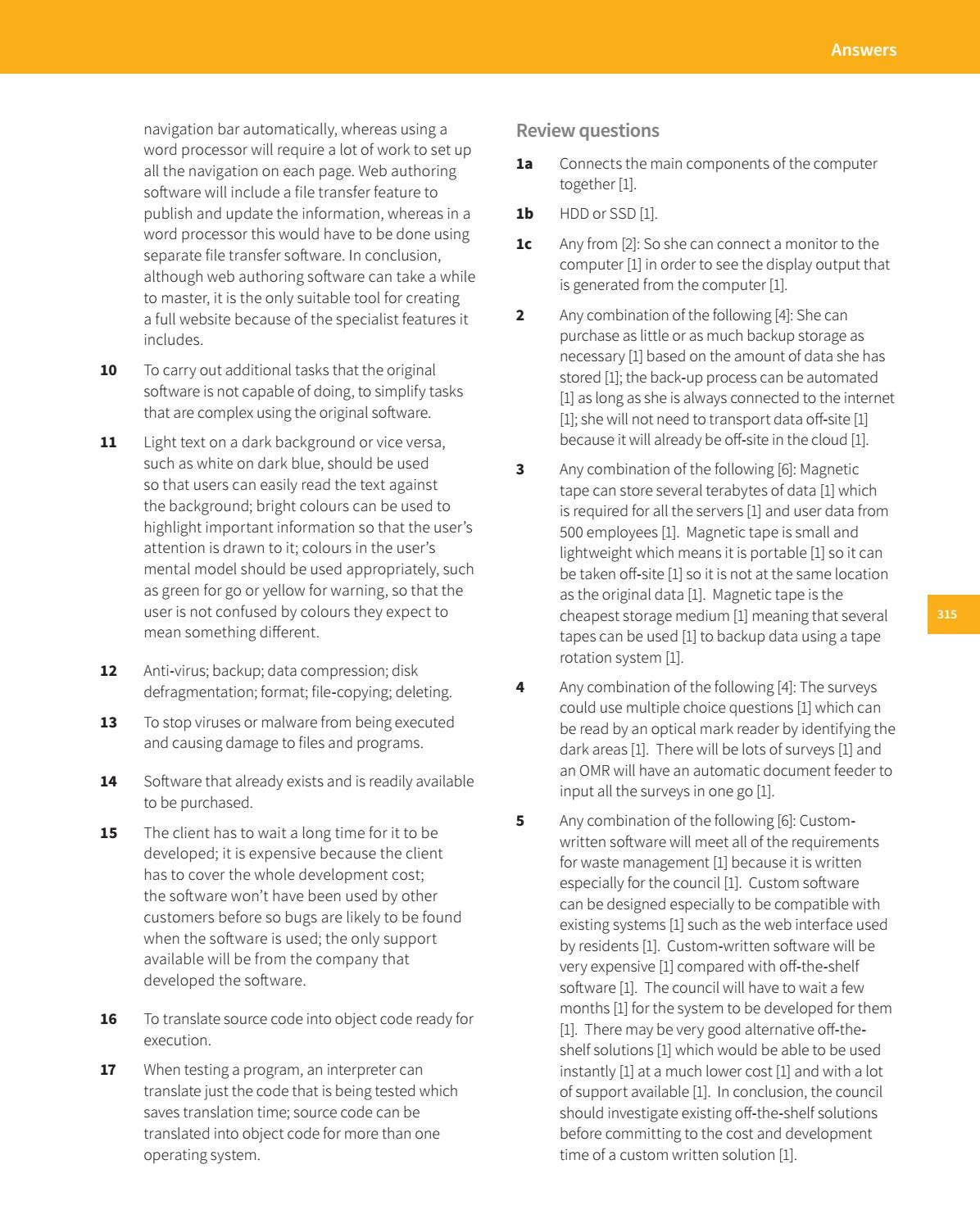 Preview Cambridge International AS and A Level IT Coursebook by ...