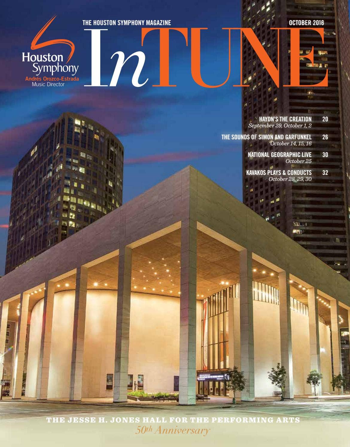 InTune — The Houston Symphony Magazine — October 2016 by Houston ...