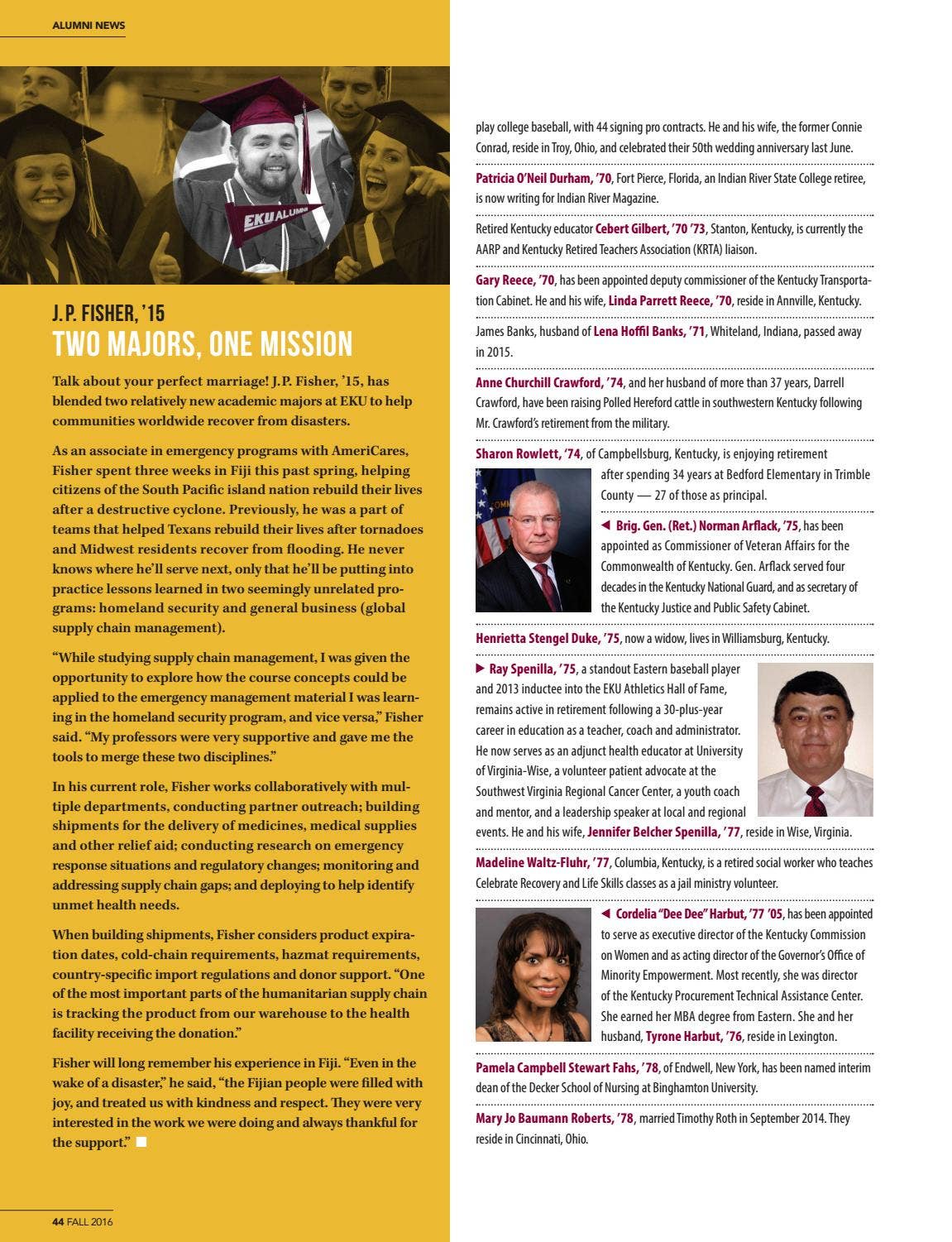EKU Magazine Fall 2016 by Eastern Kentucky University - Issuu