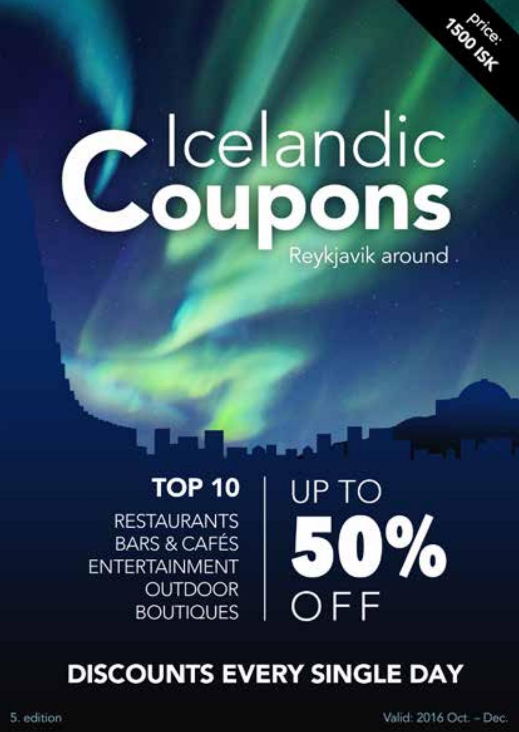 Icelandic Coupons (October-December) by icelandiccoupons - Issuu