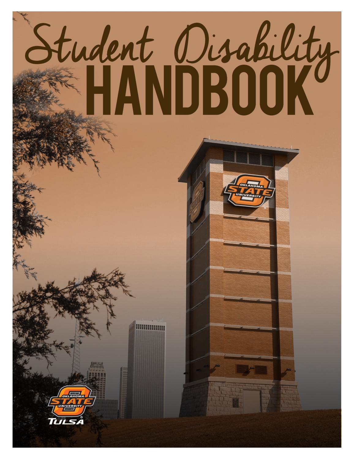 Osu Tulsa Student Disability Handbook By Oklahoma State University