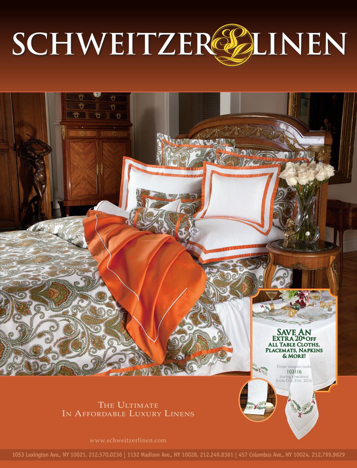 Schweitzer Linen October 2016 Catalog by Schweitzer Linen Issuu