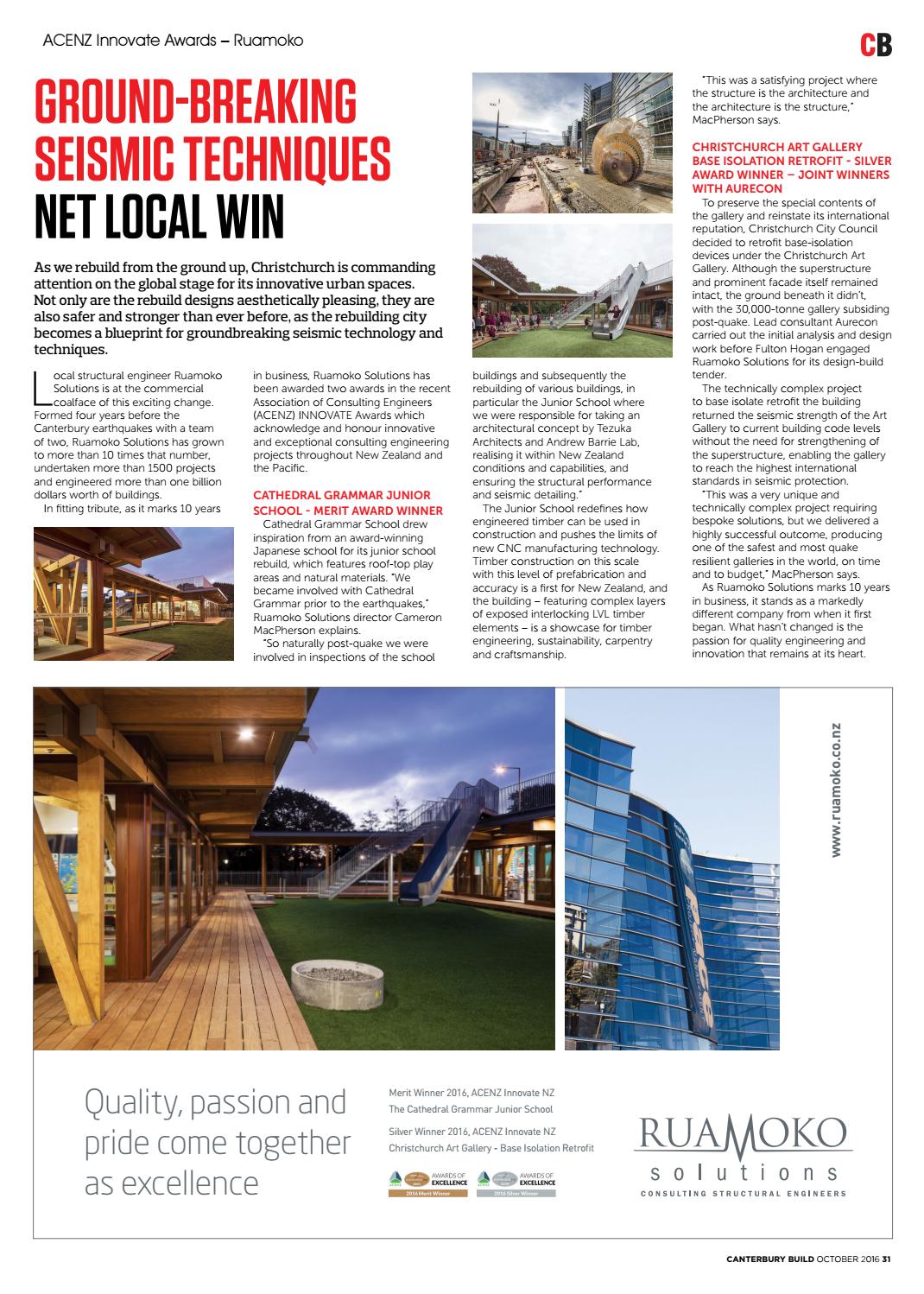 Canterbury Build Magazine October 2016 Issue 62 By Metropol Issuu