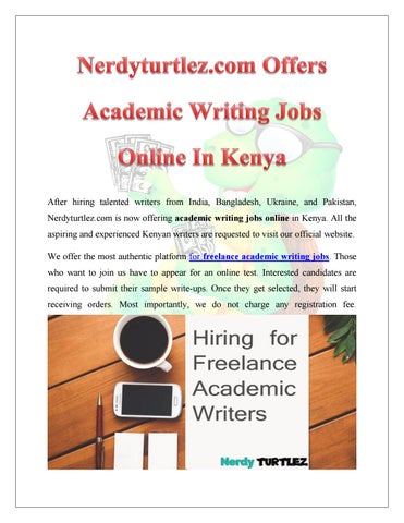 Online writers in kenya