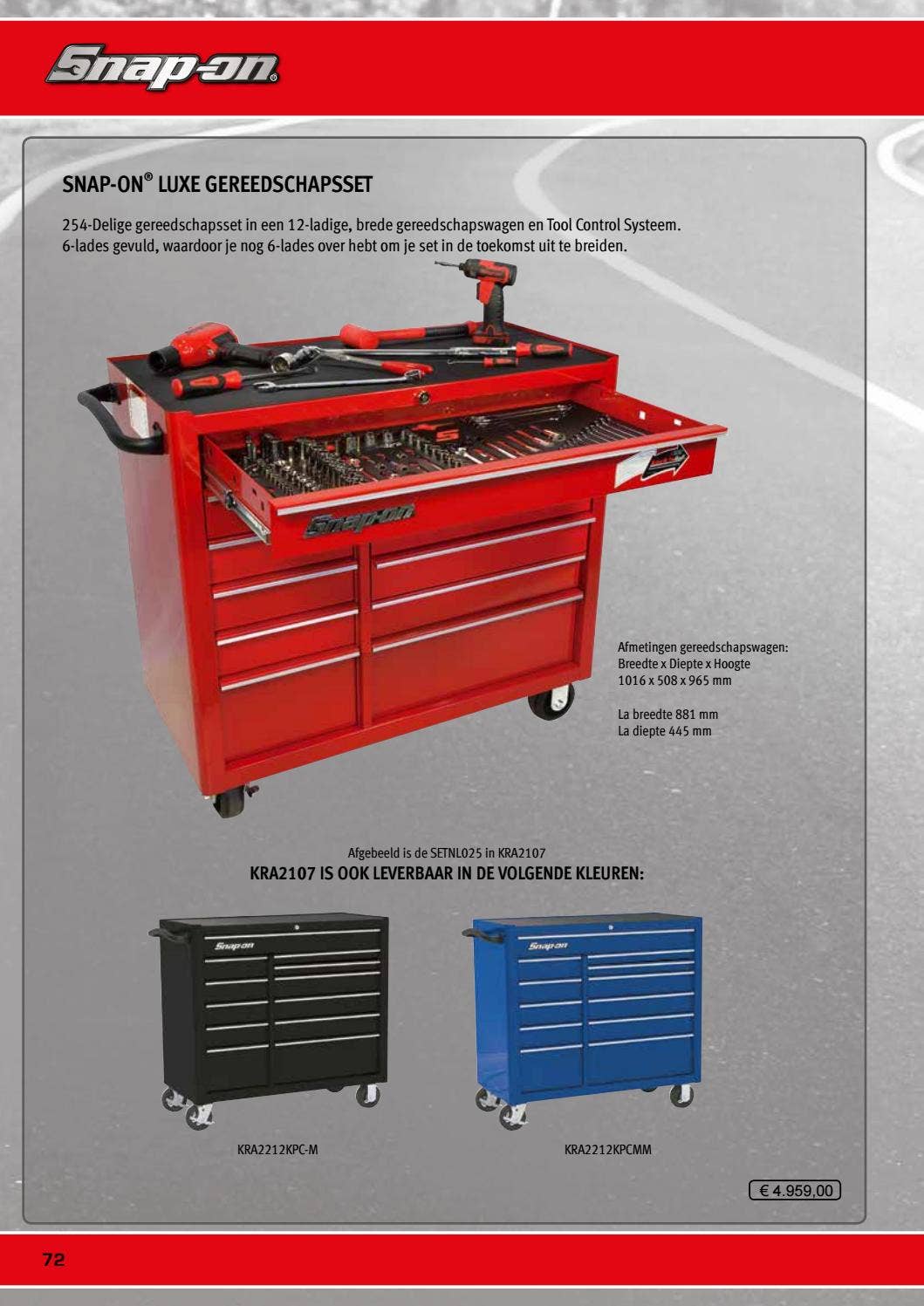 Snap-on Benelux Tool Crazy 0800 by Snap-on Tools bv - Issuu