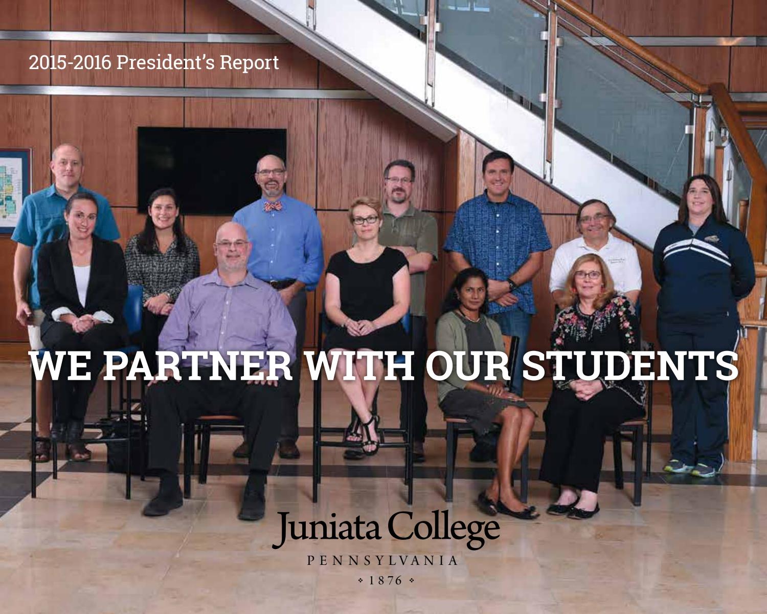 Juniata college president report 15 16 by Juniata College Issuu