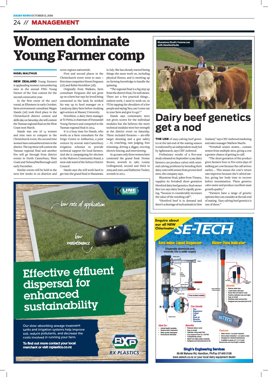 Dairy News 11 October 2016 by Rural News Group Issuu