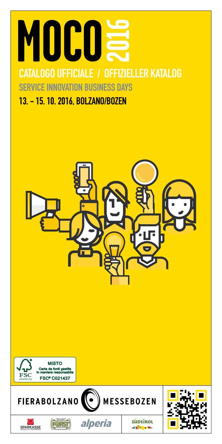 MOCO 2016 catalogo ufficiale offizieller Katalog by Fiera Bolzano