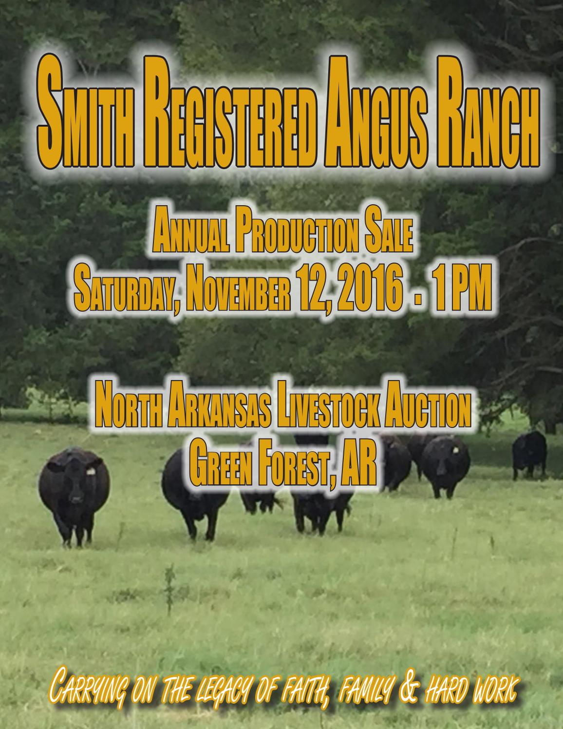 Smith Registered Angus Ranch 2016 Annual Production Sale by