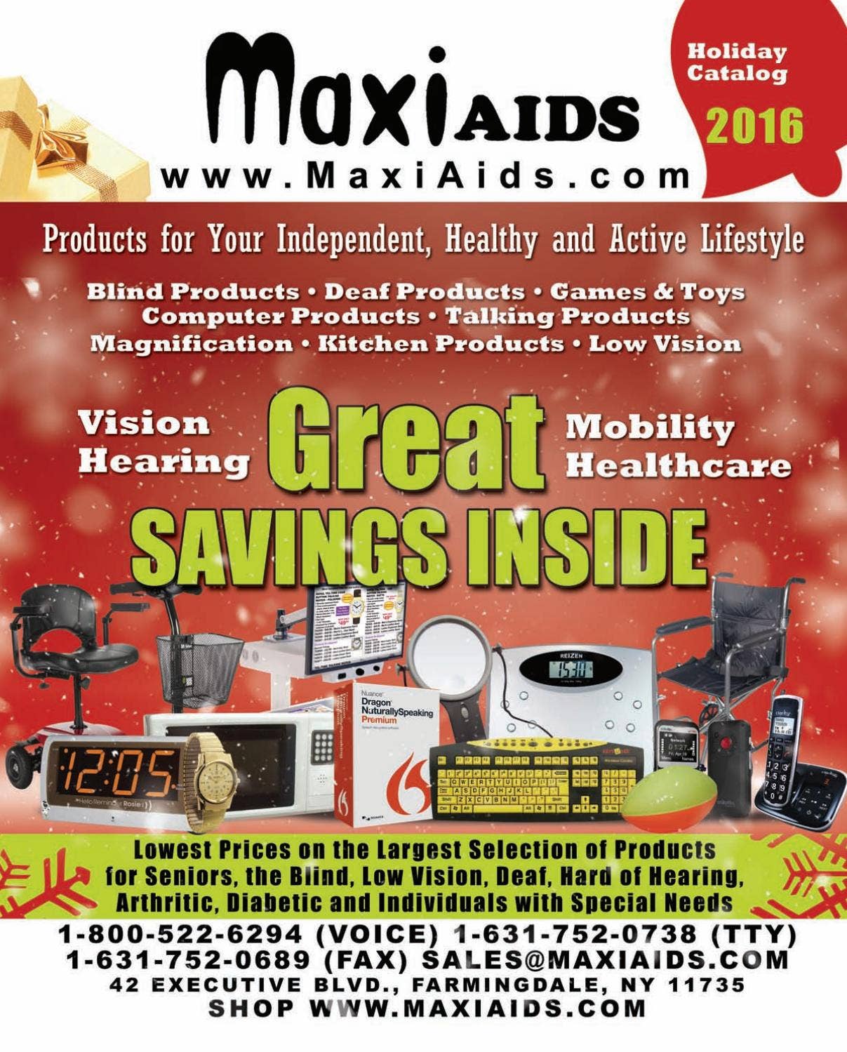 MaxiAids Holiday Catalog 2016 by Issuu