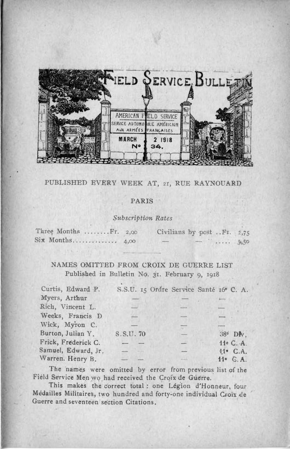 American Field Service Bulletin Number 34 by AFS Virtual Museum Library