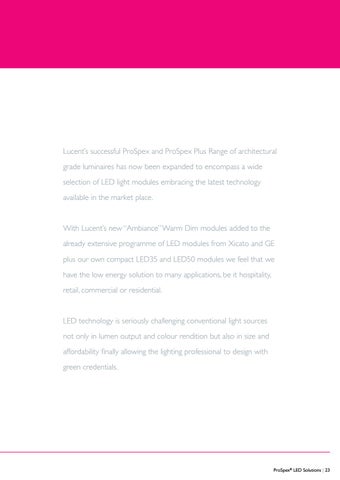 Lucent prospex 灯饰目录 2015 第 23 页