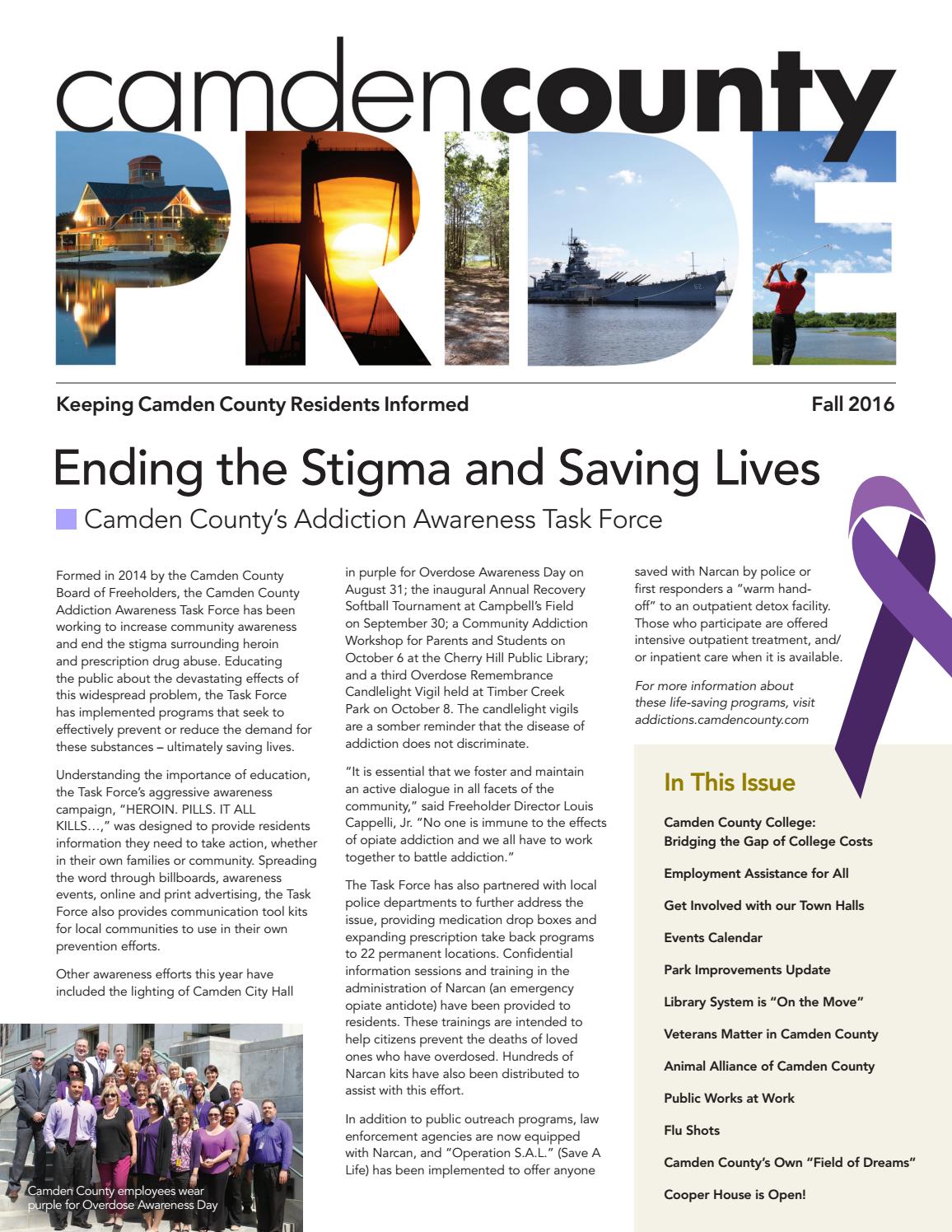 Fall 2016 PRIDE Newsletter by Camden County Board of Commissioners Issuu
