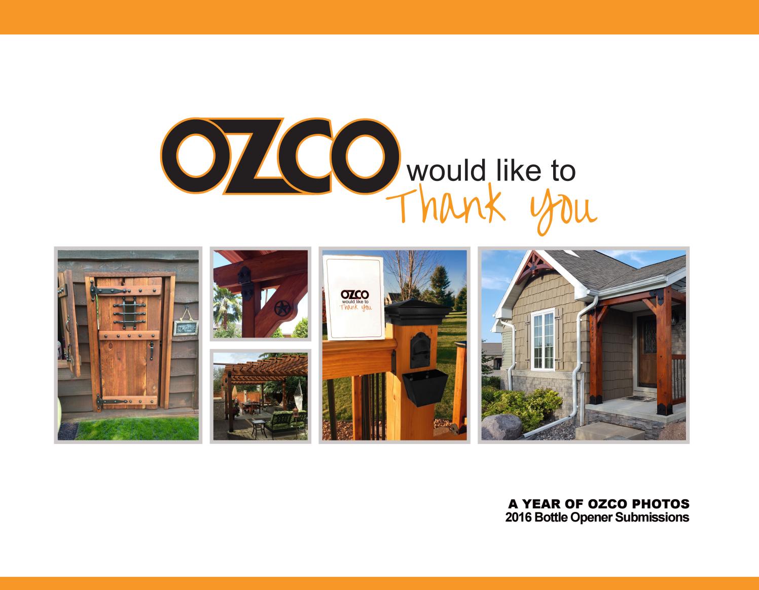 A Year of OZCO Photos 2016 Bottle Opener Submissions by OZCO Building