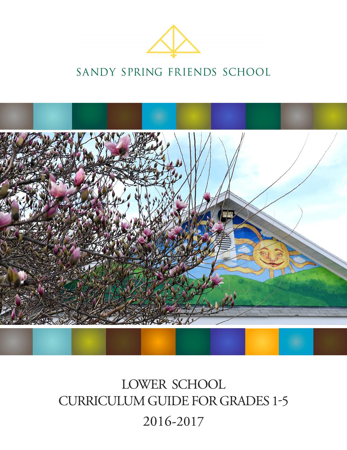 SSFS Lower School Curriculum Guide Grades 1 5 By Sandy
