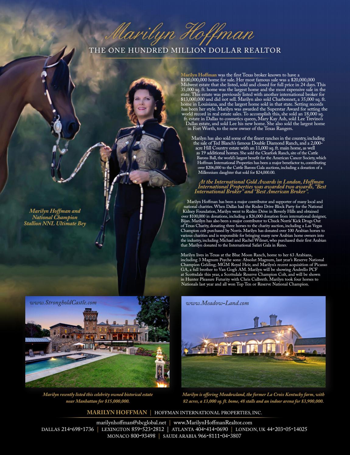 Hoffman Realty 2016 by Arabian Horse Times Issuu