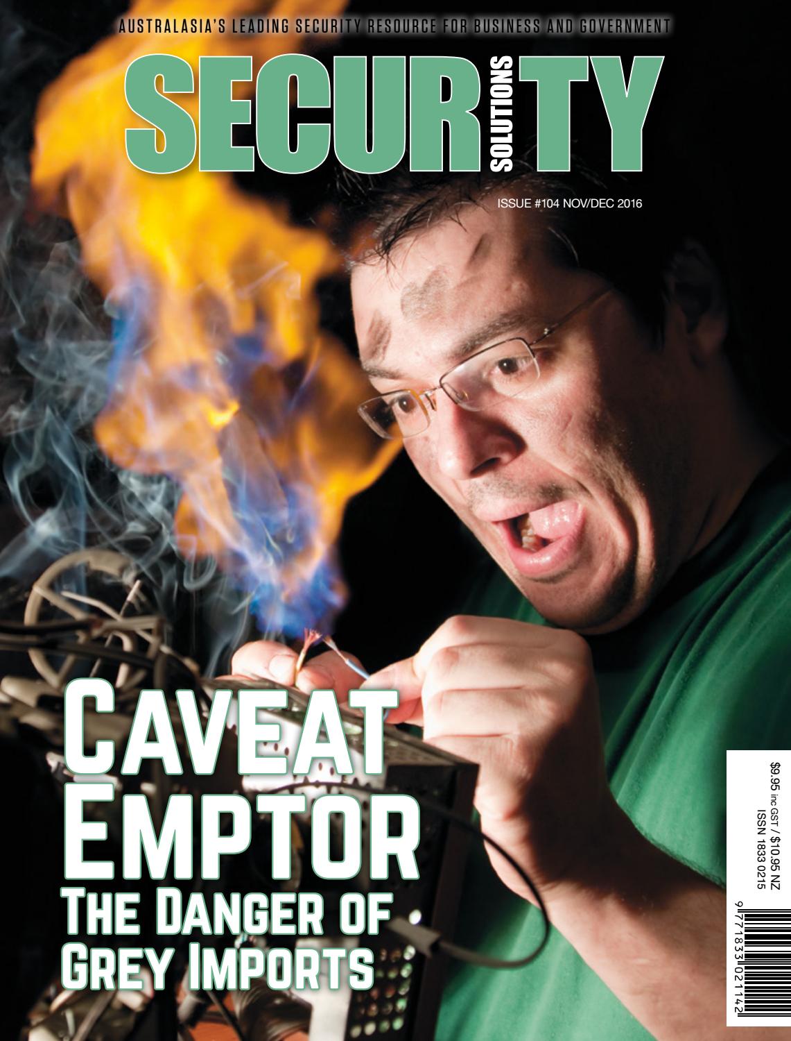 Security Solutions Magazine Issue 104 by Interactive Media Solutions