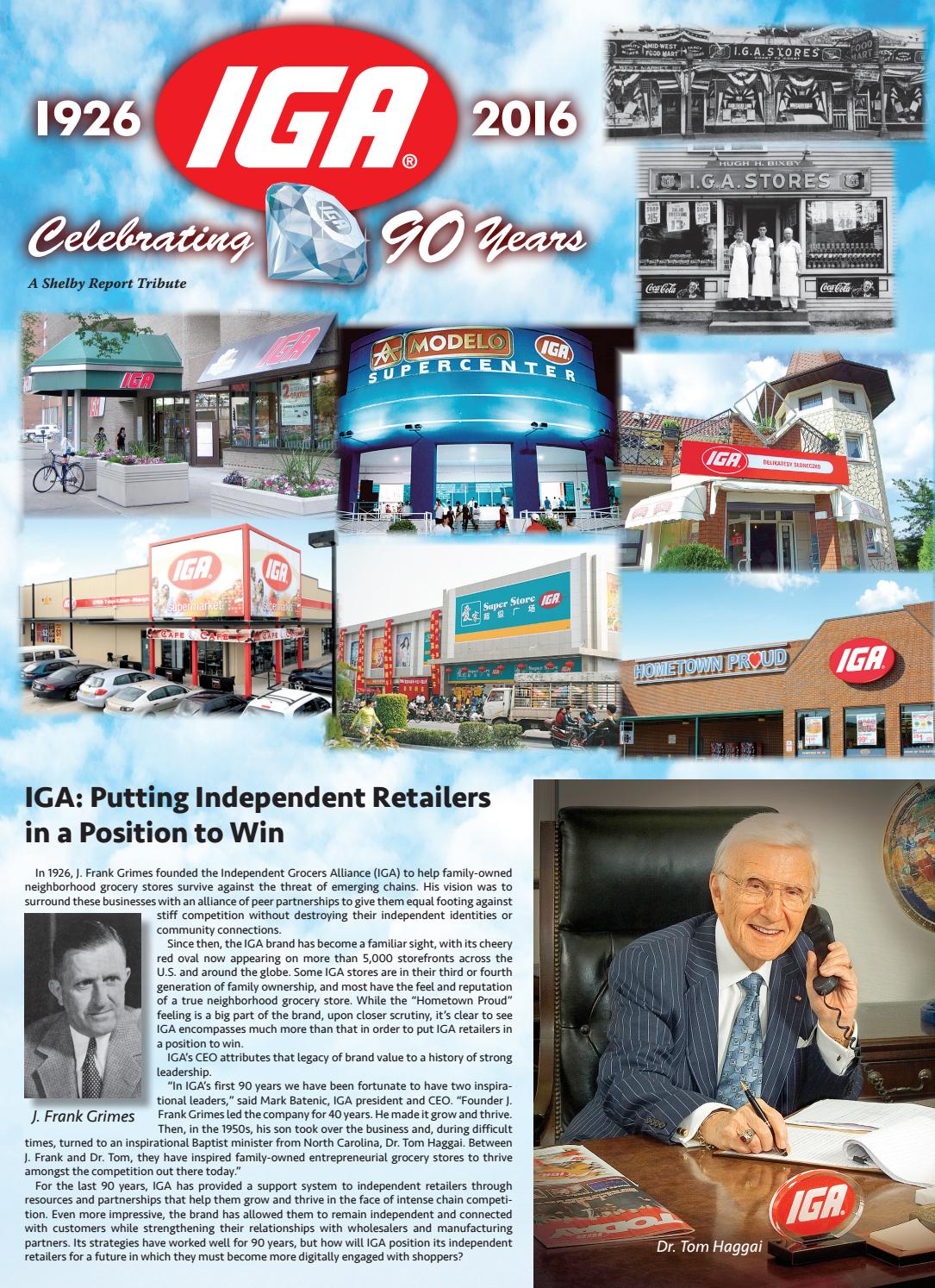 IGA 90th Anniversary by Shelby Publishing - Issuu