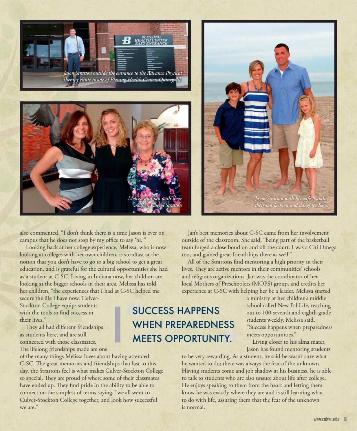 CulverStockton College Chronicle Summer 2016 by CulverStockton