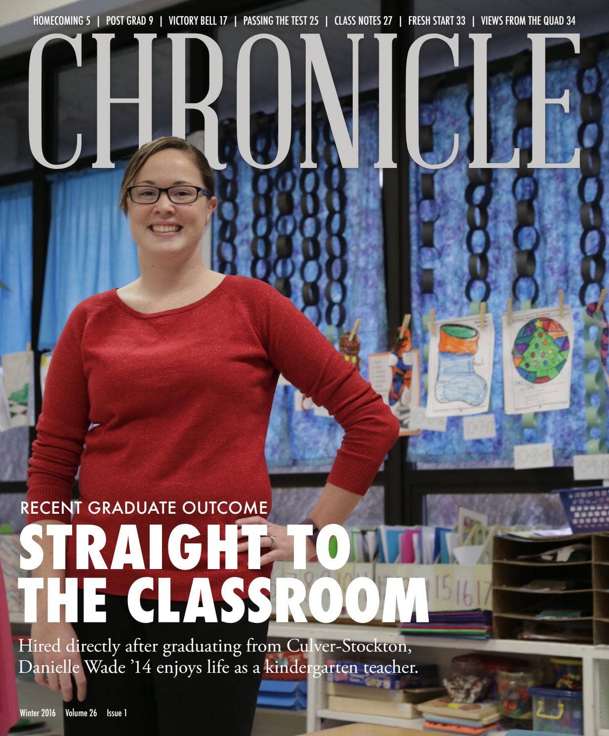 CulverStockton College Chronicle Winter 2016 by CulverStockton